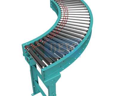 Roller Conveyor Belt Driven Curved