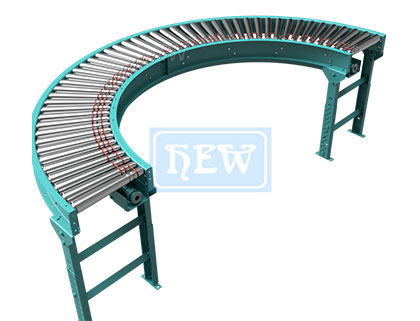 Roller Conveyor Belt Driven Curved